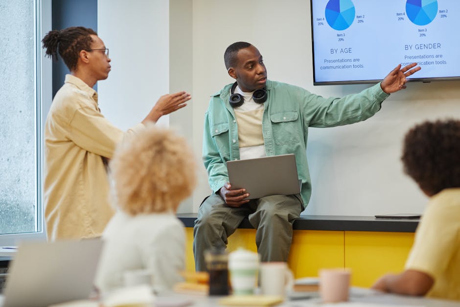 Facilitator leading a DISC training workshop